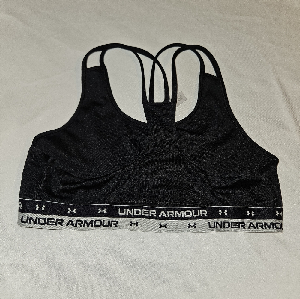 Under Armour Black Sports Bra, Ready For Summer.